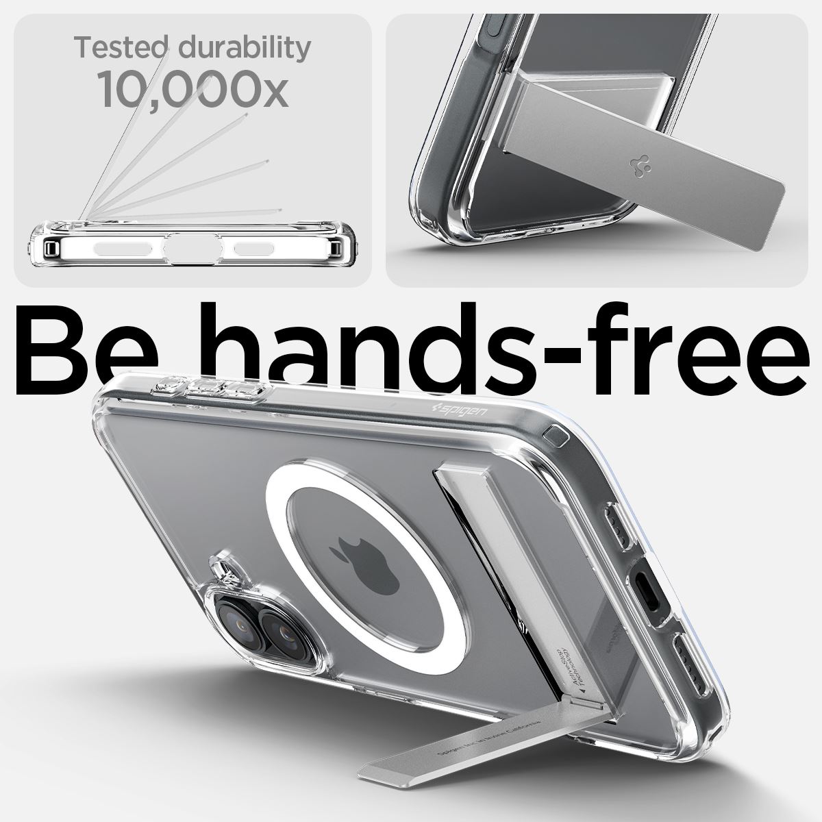 Spigen Ultra Hybrid S MagSafe, crystal clear - iPhone 16 (12)