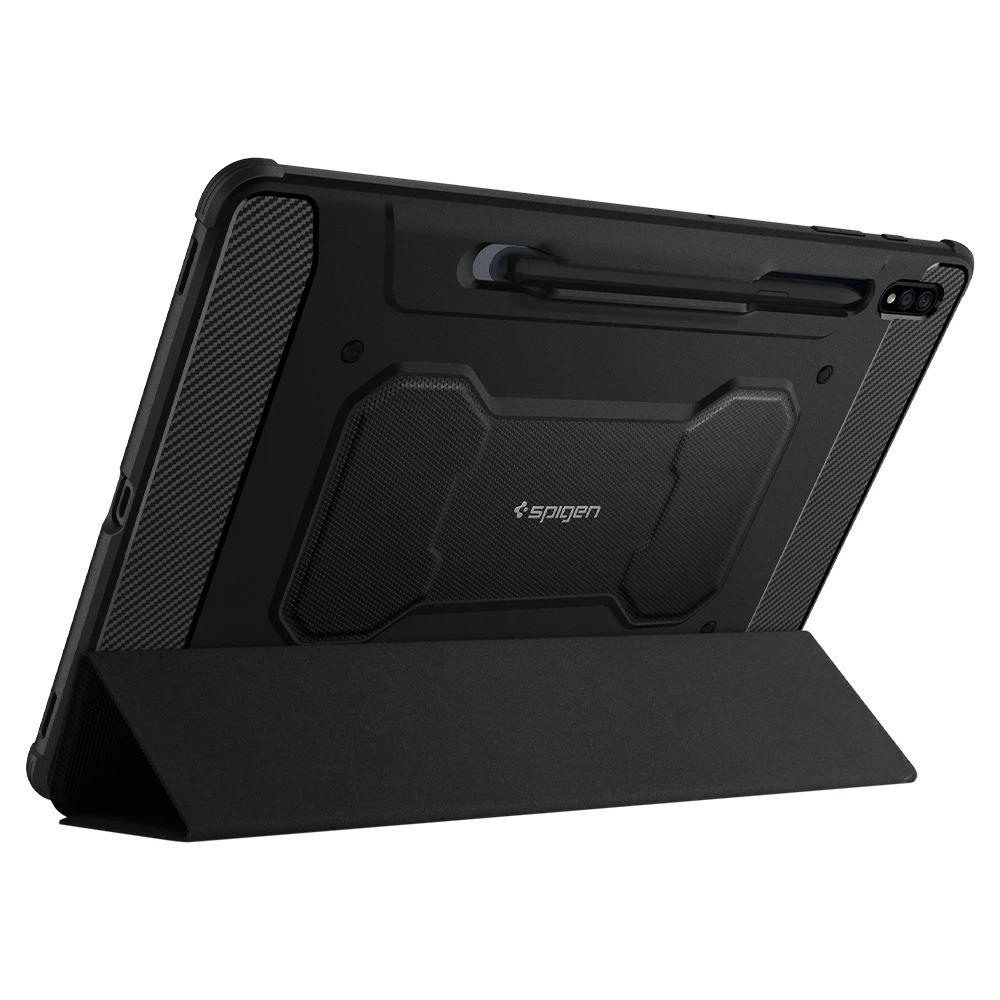 Spigen Rugged Armor Pro, black - Samsung Galaxy Tab S7+/S8+ (5)