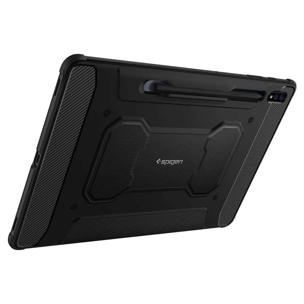 Spigen Rugged Armor Pro, black - Samsung Galaxy Tab S7+/S8+ (6)