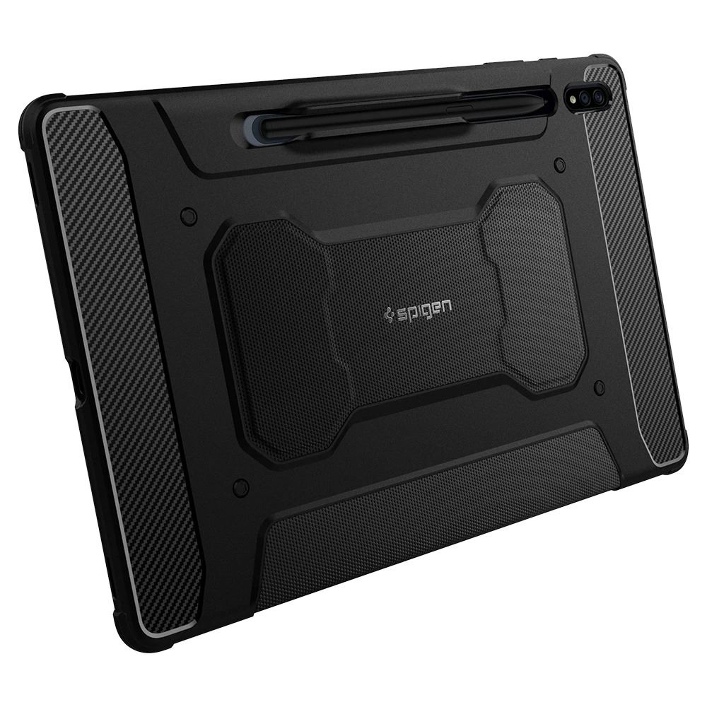 Spigen Rugged Armor Pro, black - Samsung Galaxy Tab S7+/S8+ (8)