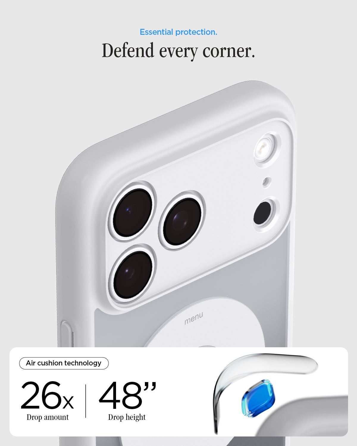 Spigen Ultra Hybrid MagSafe, classic silver - iPhone 18 Pro Max/17 Pro Max (19)