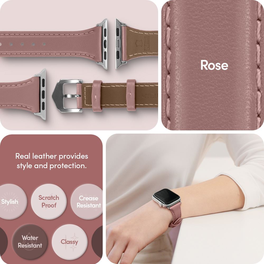 Spigen Kajuk Watch Band, rose - Apple Watch 41mm/40mm/38mm (10)