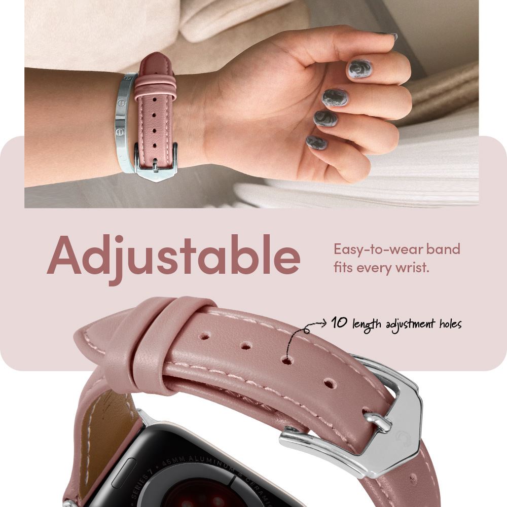 Spigen Kajuk Watch Band, rose - Apple Watch 41mm/40mm/38mm (12)