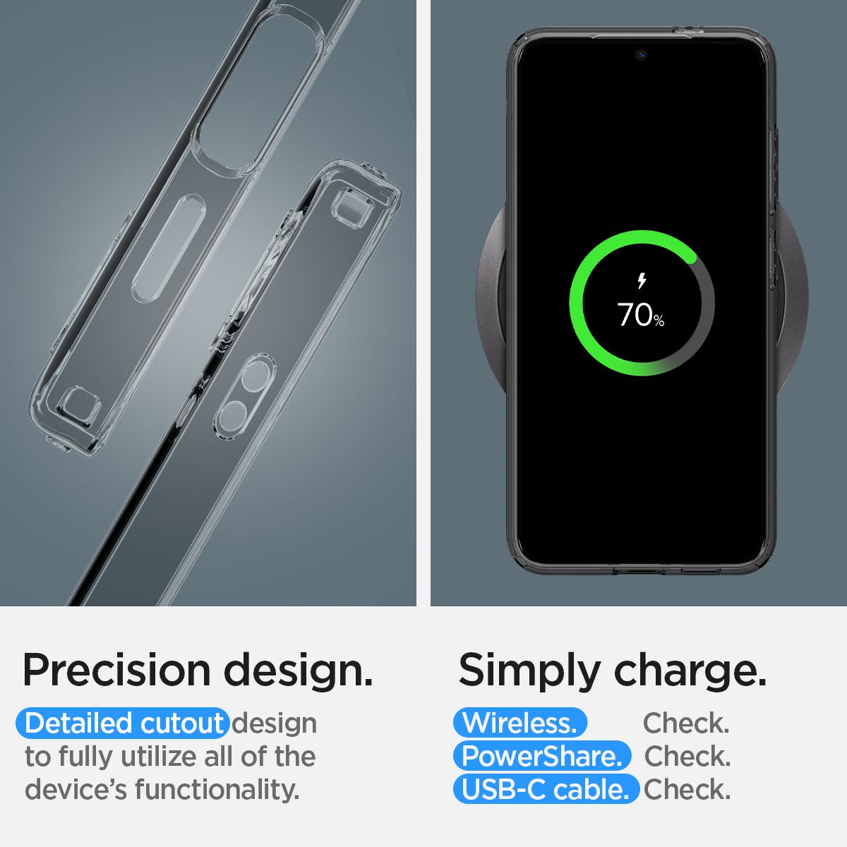Spigen Liquid Crystal, space crystal - Samsung Galaxy S24 (16)