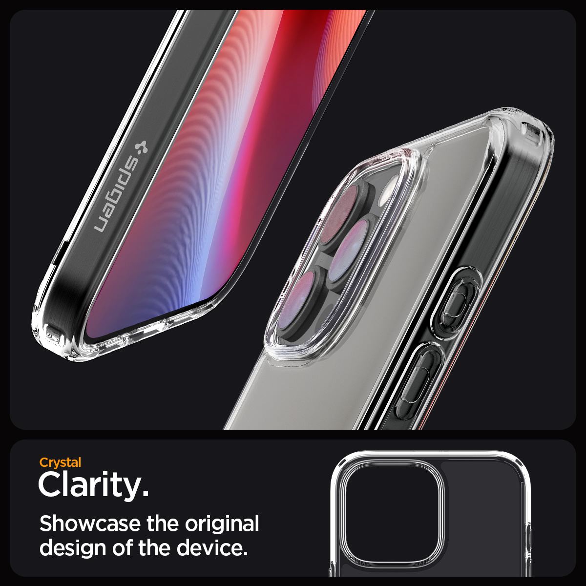Spigen Ultra Hybrid, crystal clear - iPhone 16 Pro Max (10)