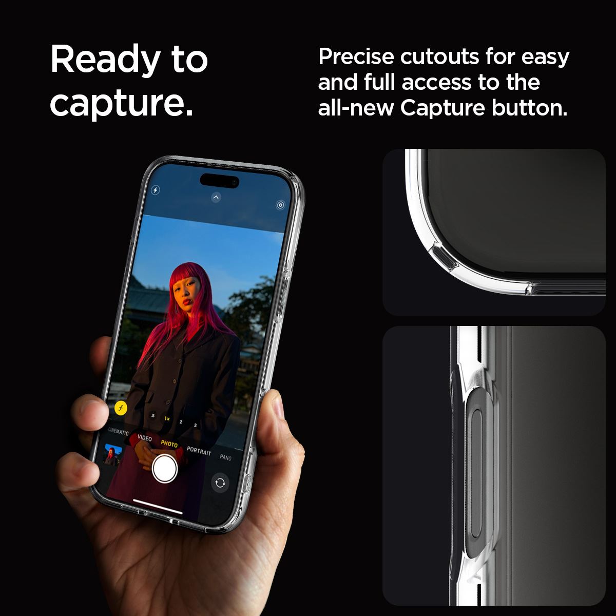 Spigen Ultra Hybrid, crystal clear - iPhone 16 Pro Max (11)