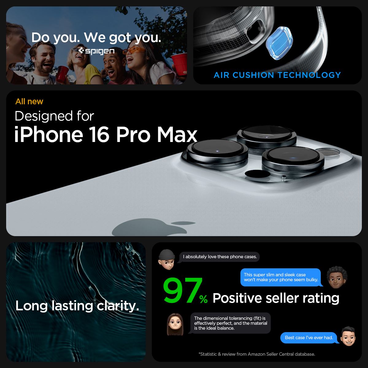 Spigen Ultra Hybrid, crystal clear - iPhone 16 Pro Max (8)