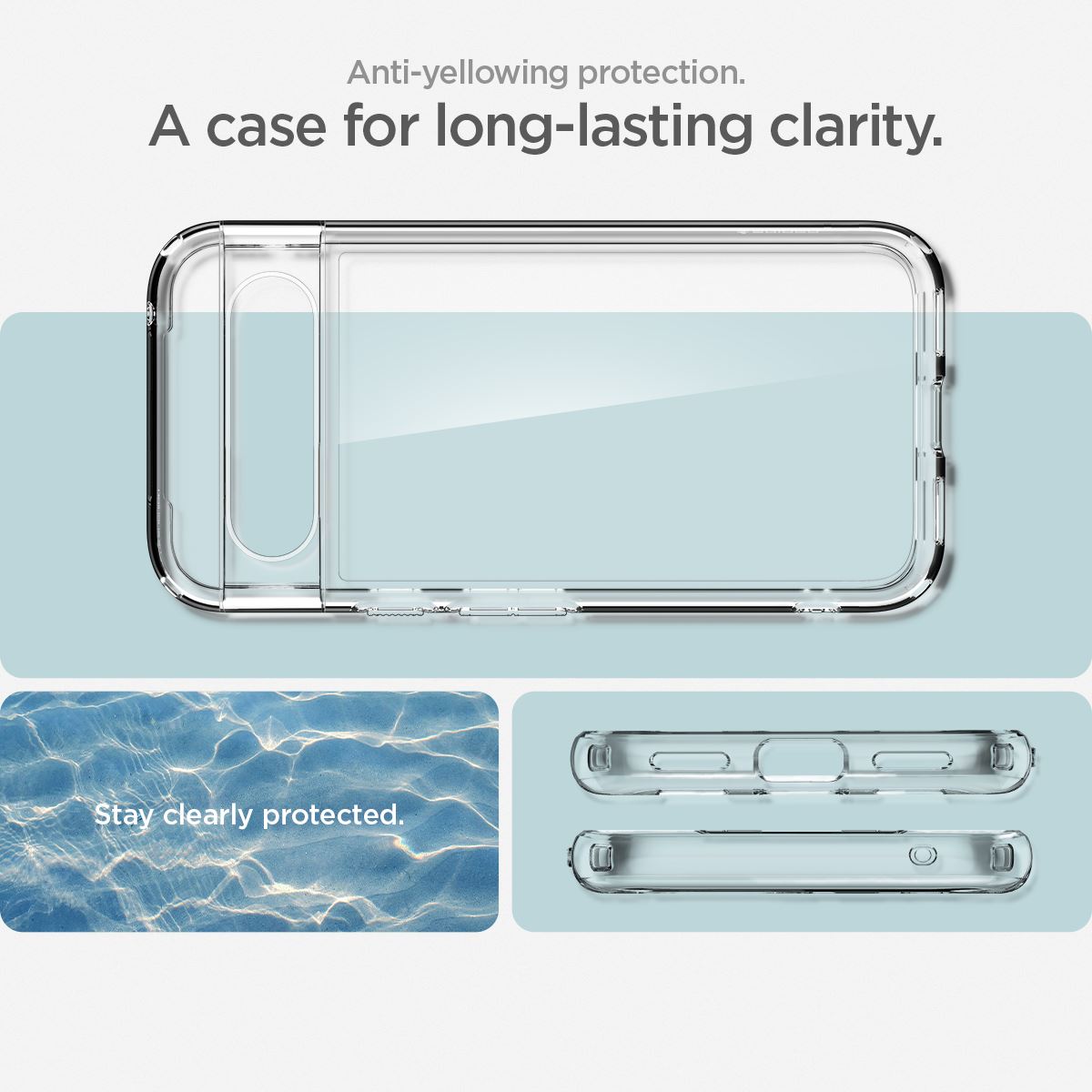 Spigen Ultra Hybrid, crystal clear - Google Pixel 8a (11)