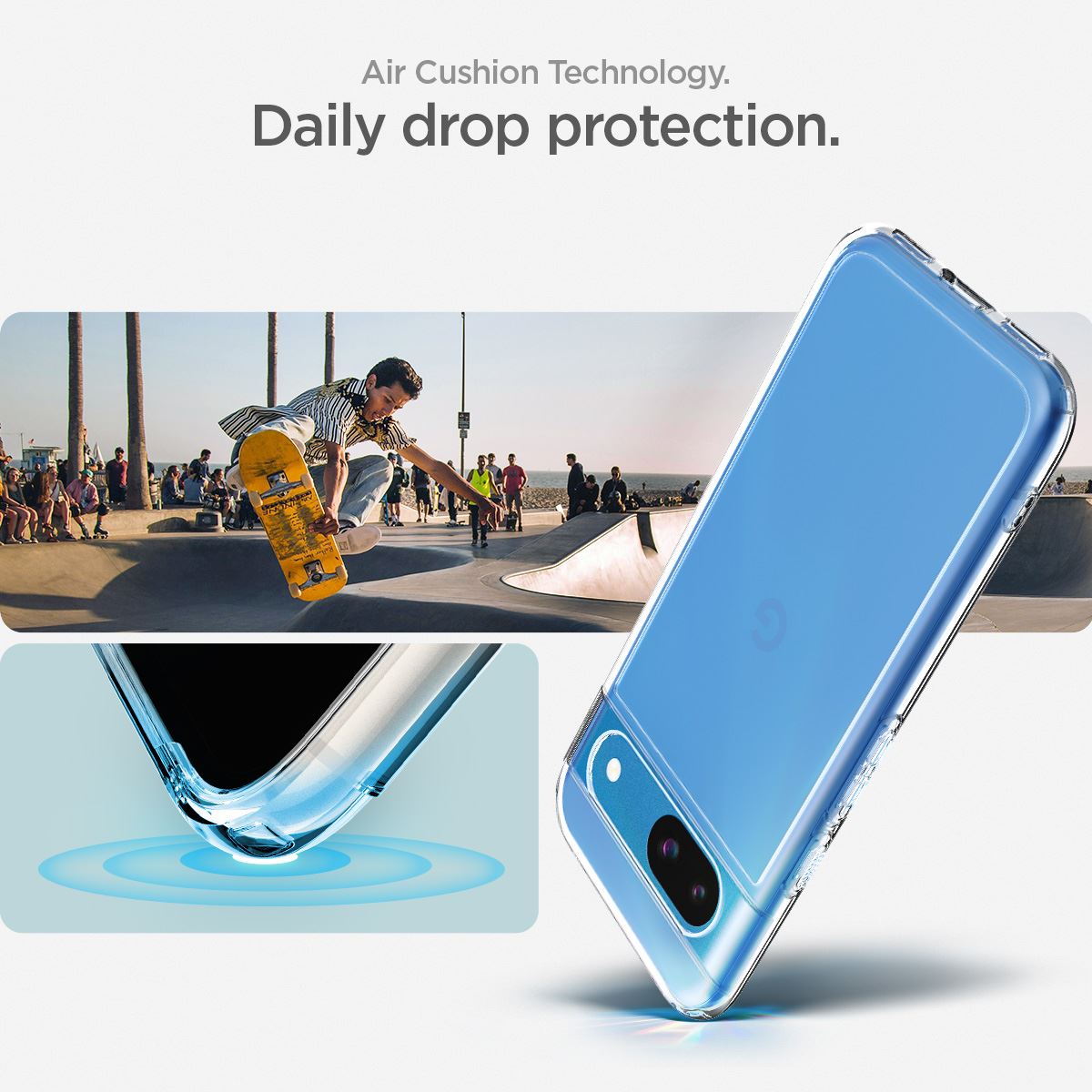 Spigen Ultra Hybrid, crystal clear - Google Pixel 8a (12)