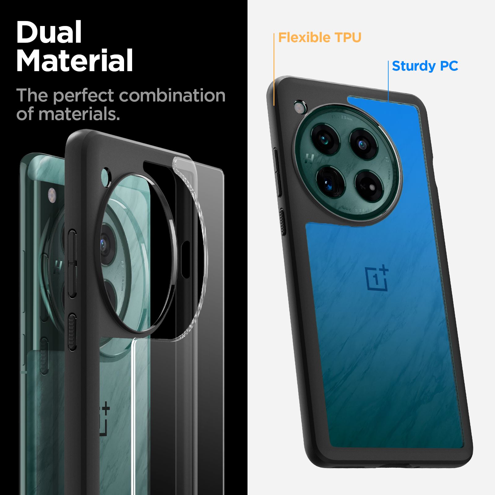 Spigen Ultra Hybrid, matte black - OnePlus 12 (12)