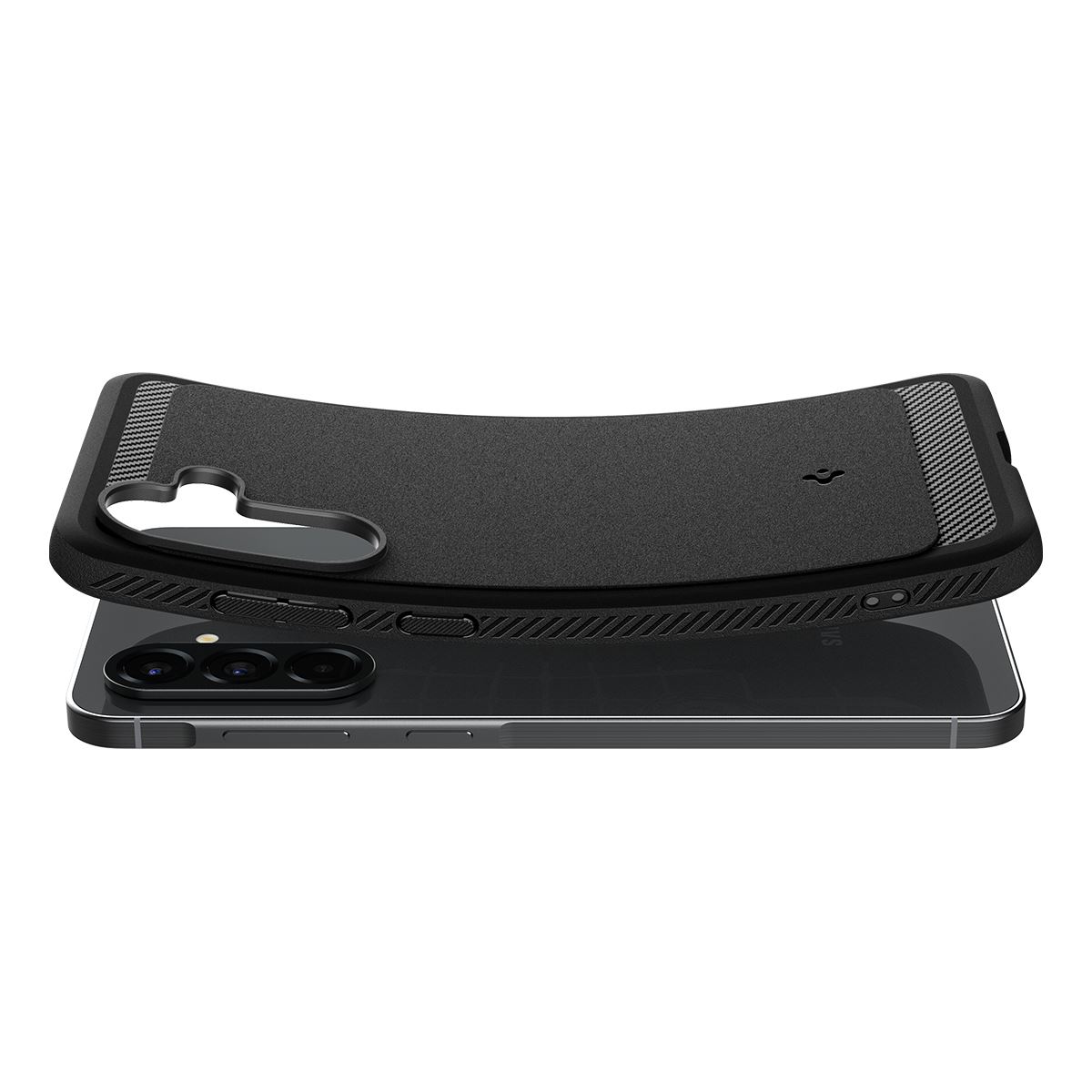 Spigen Rugged Armor, matte black - Samsung Galaxy A56 5G (10)