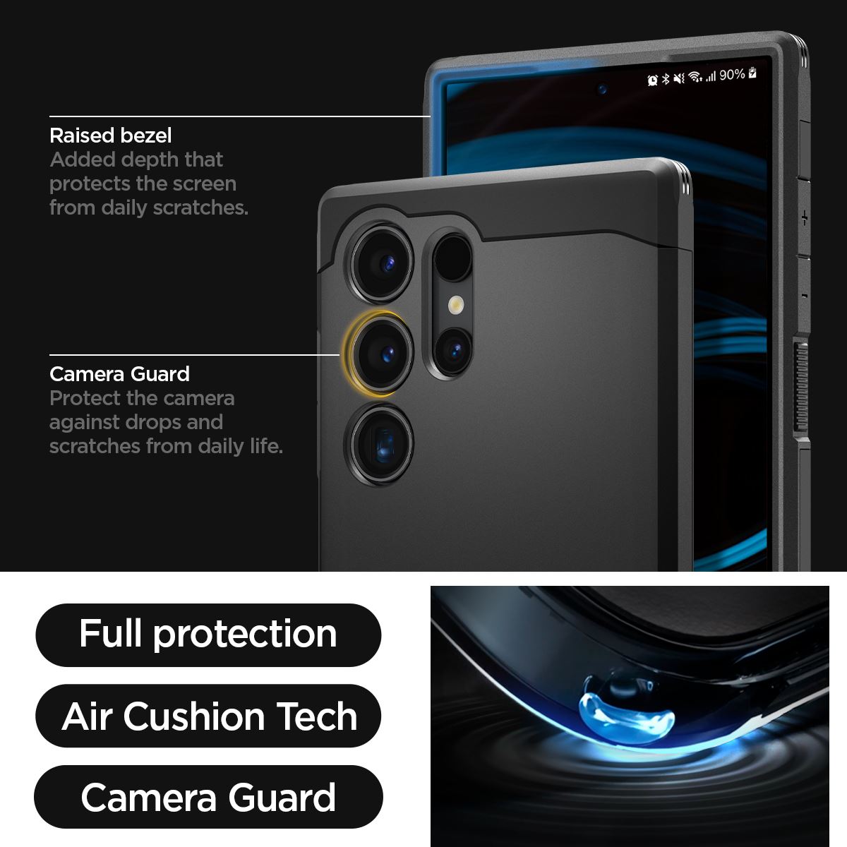Spigen Tough Armor, black - Samsung Galaxy S24 Ultra (16)