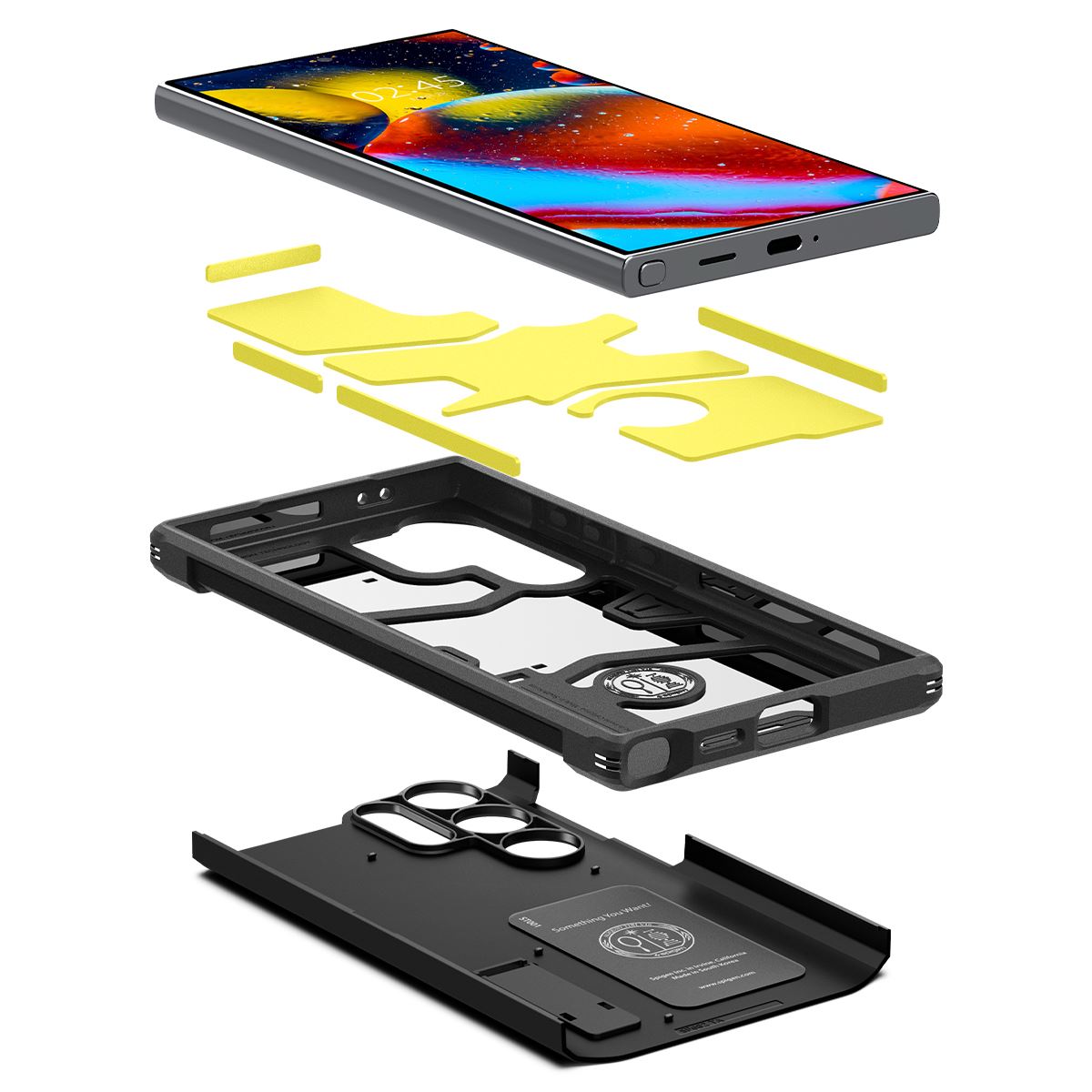 Spigen Tough Armor, black - Samsung Galaxy S24 Ultra (6)