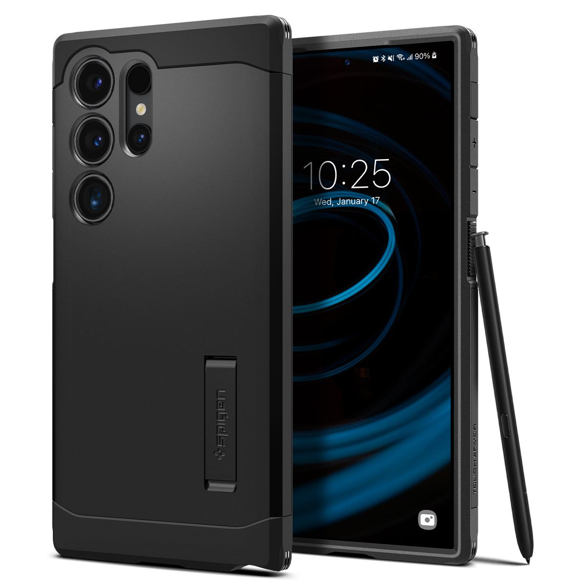 Spigen Tough Armor, black - Samsung Galaxy S24 Ultra
