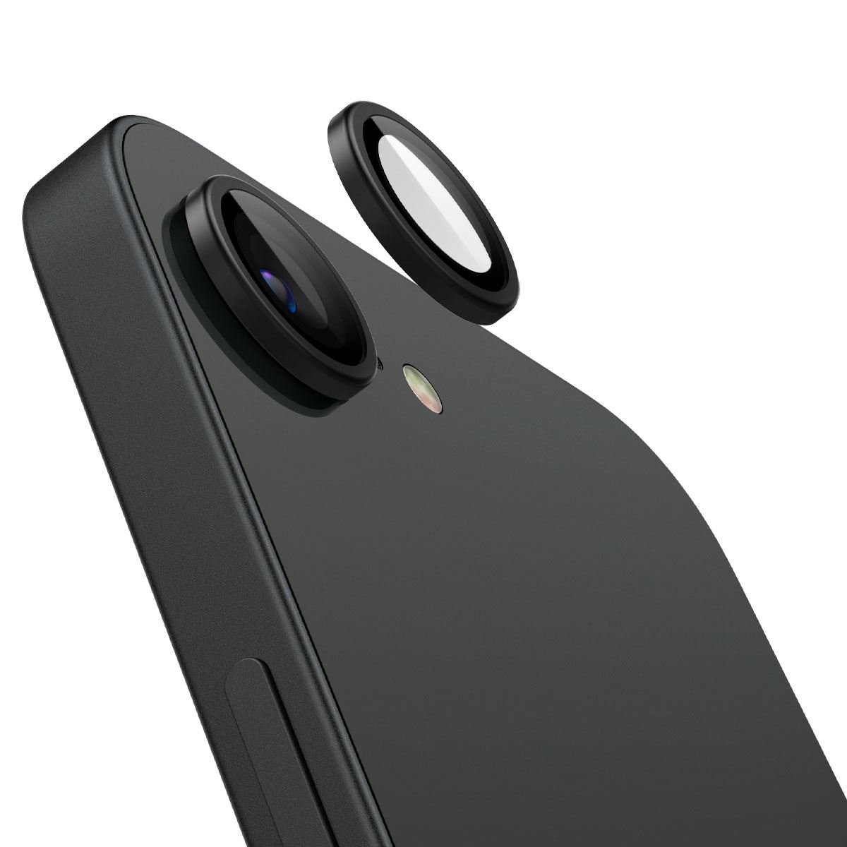 Spigen Glass tR EZ Fit Optik Pro 2 Pack, black - iPhone 16e (3)