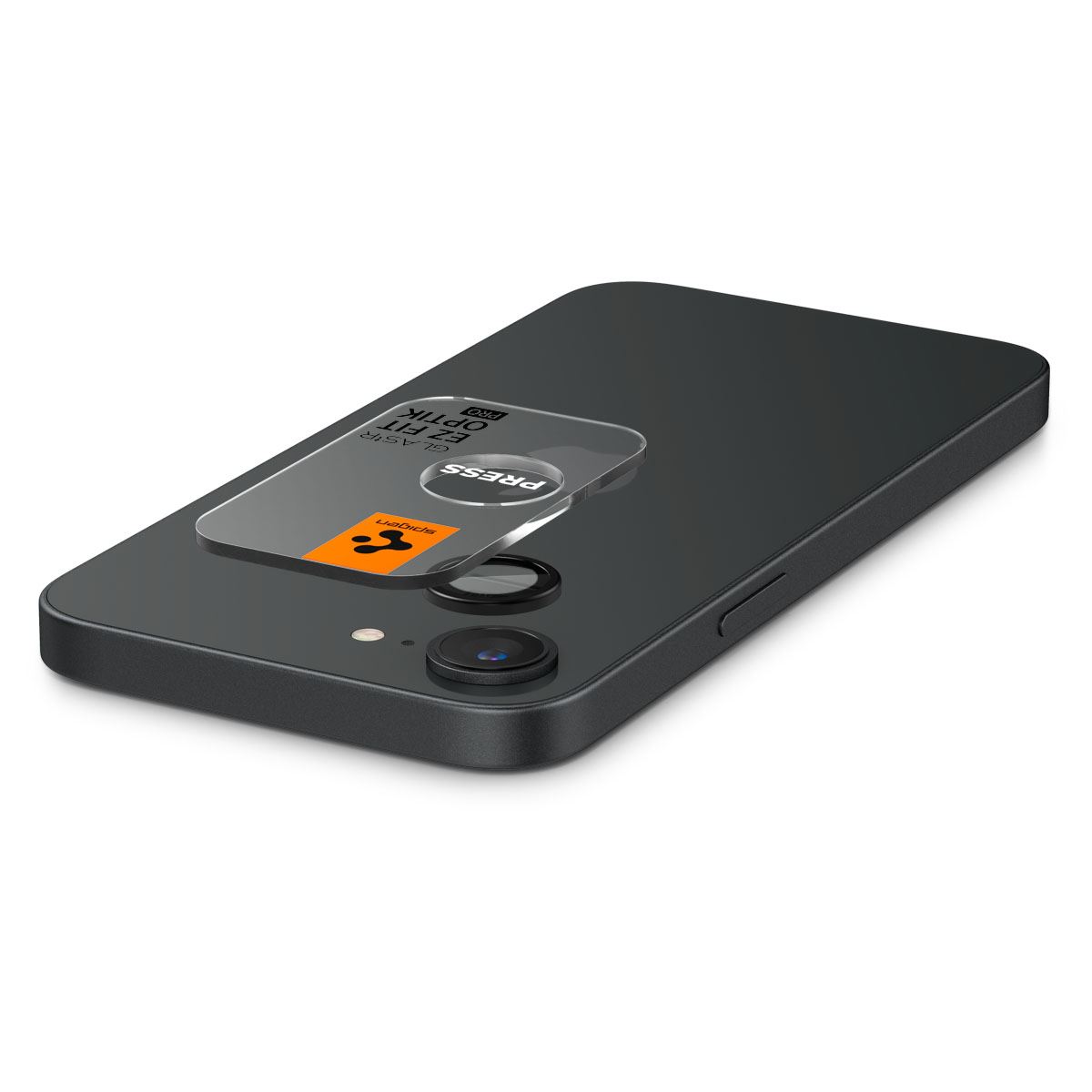 Spigen Glass tR EZ Fit Optik Pro 2 Pack, black - iPhone 16e (5)