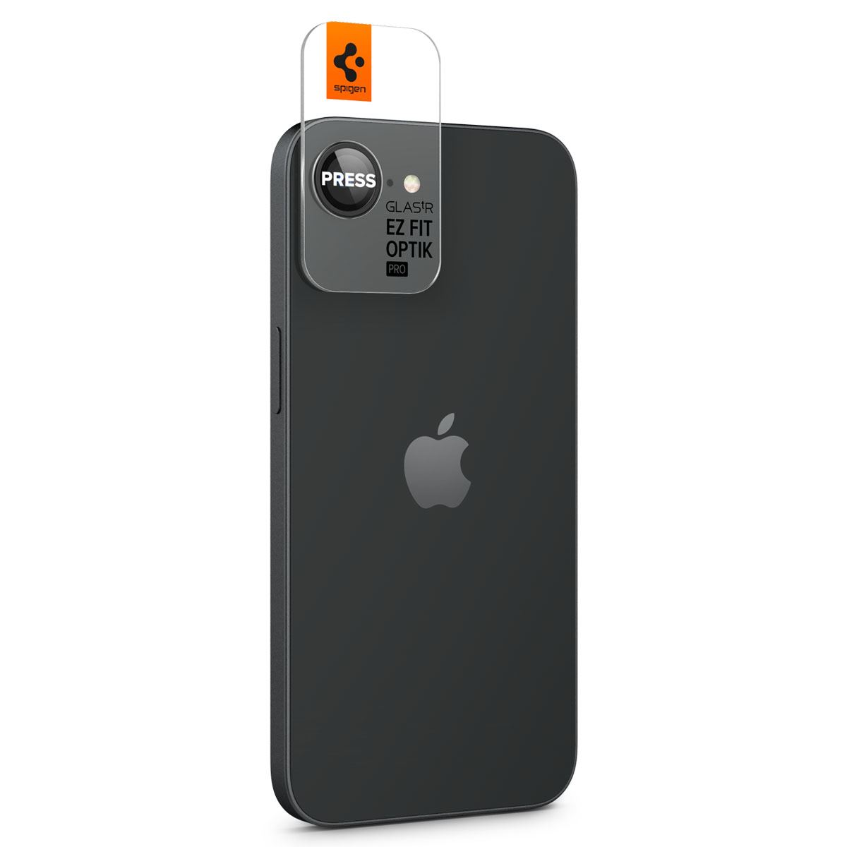 Spigen Glass tR EZ Fit Optik Pro 2 Pack, black - iPhone 16e (6)