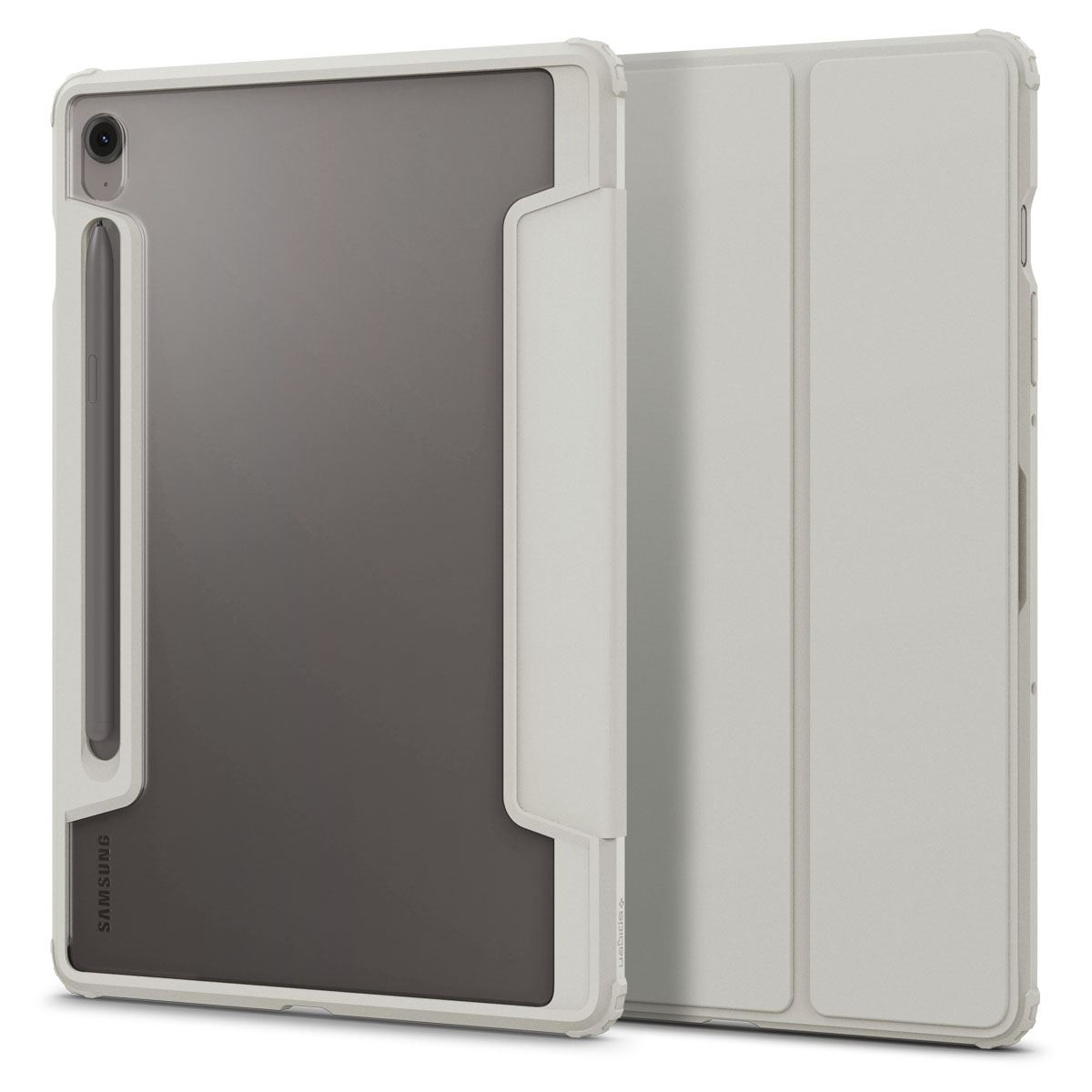 Spigen Ultra Hybrid Pro, gray - Samsung Galaxy Tab S10 FE (19)