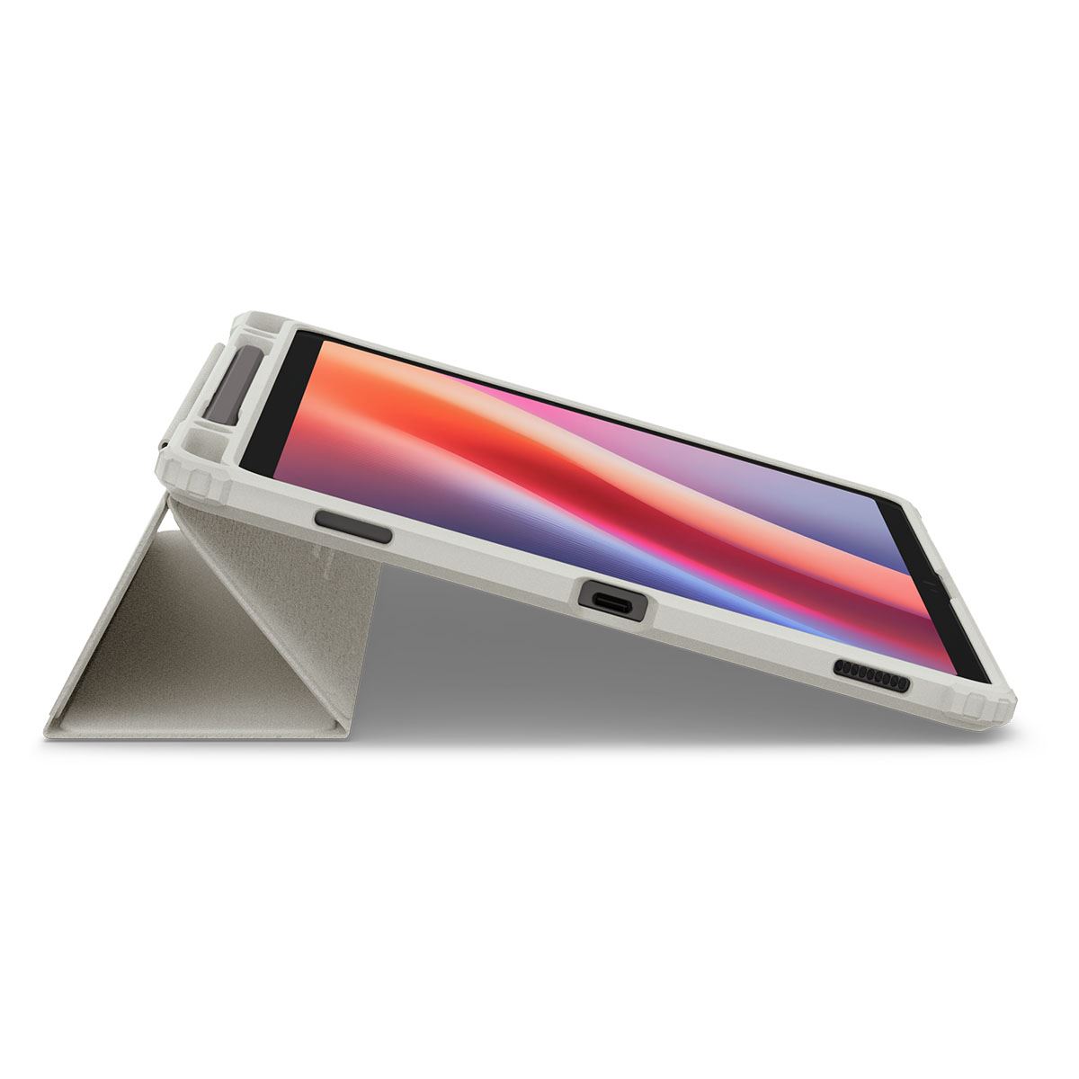 Spigen Ultra Hybrid Pro, gray - Samsung Galaxy Tab S10 FE (8)