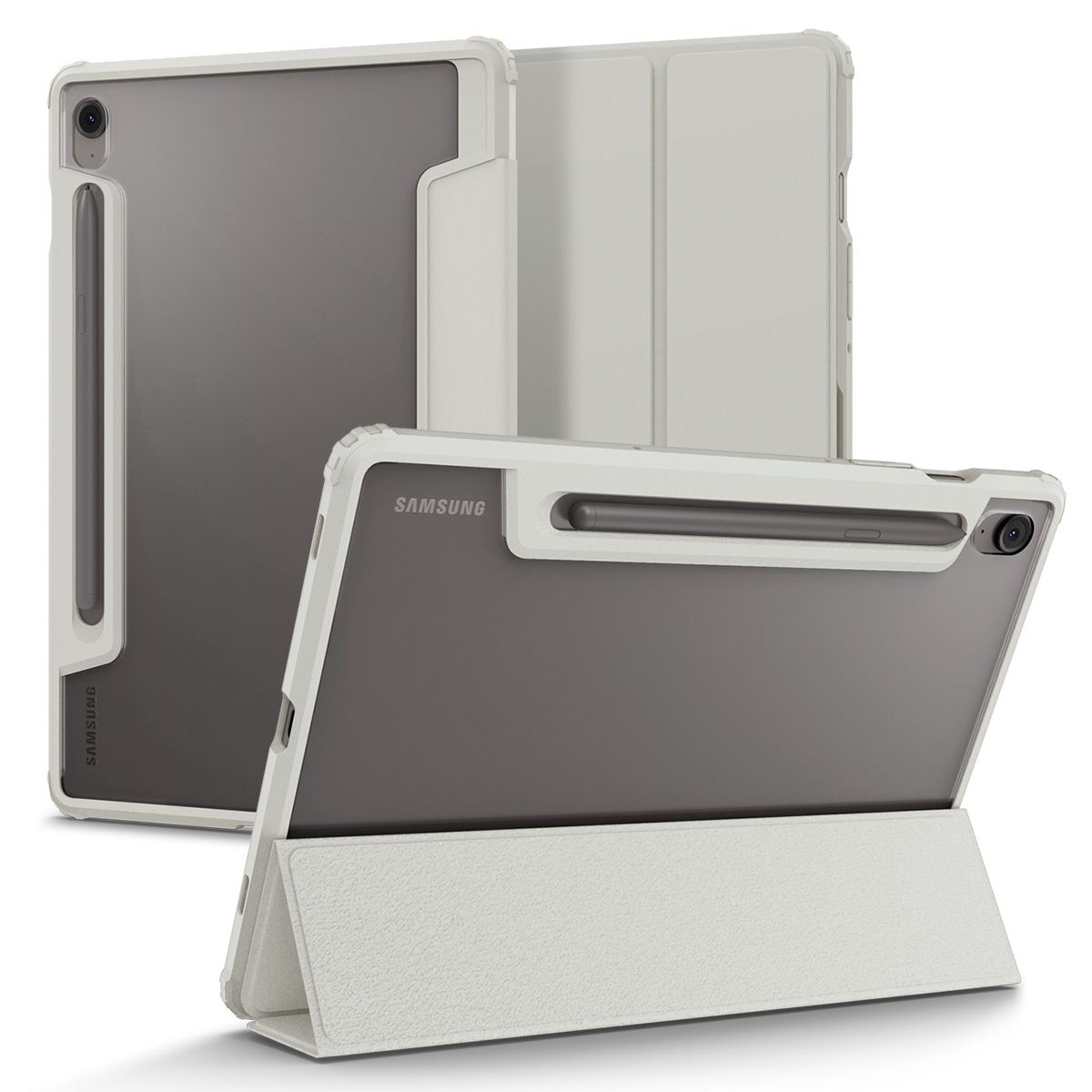 Spigen Ultra Hybrid Pro, gray - Samsung Galaxy Tab S10 FE