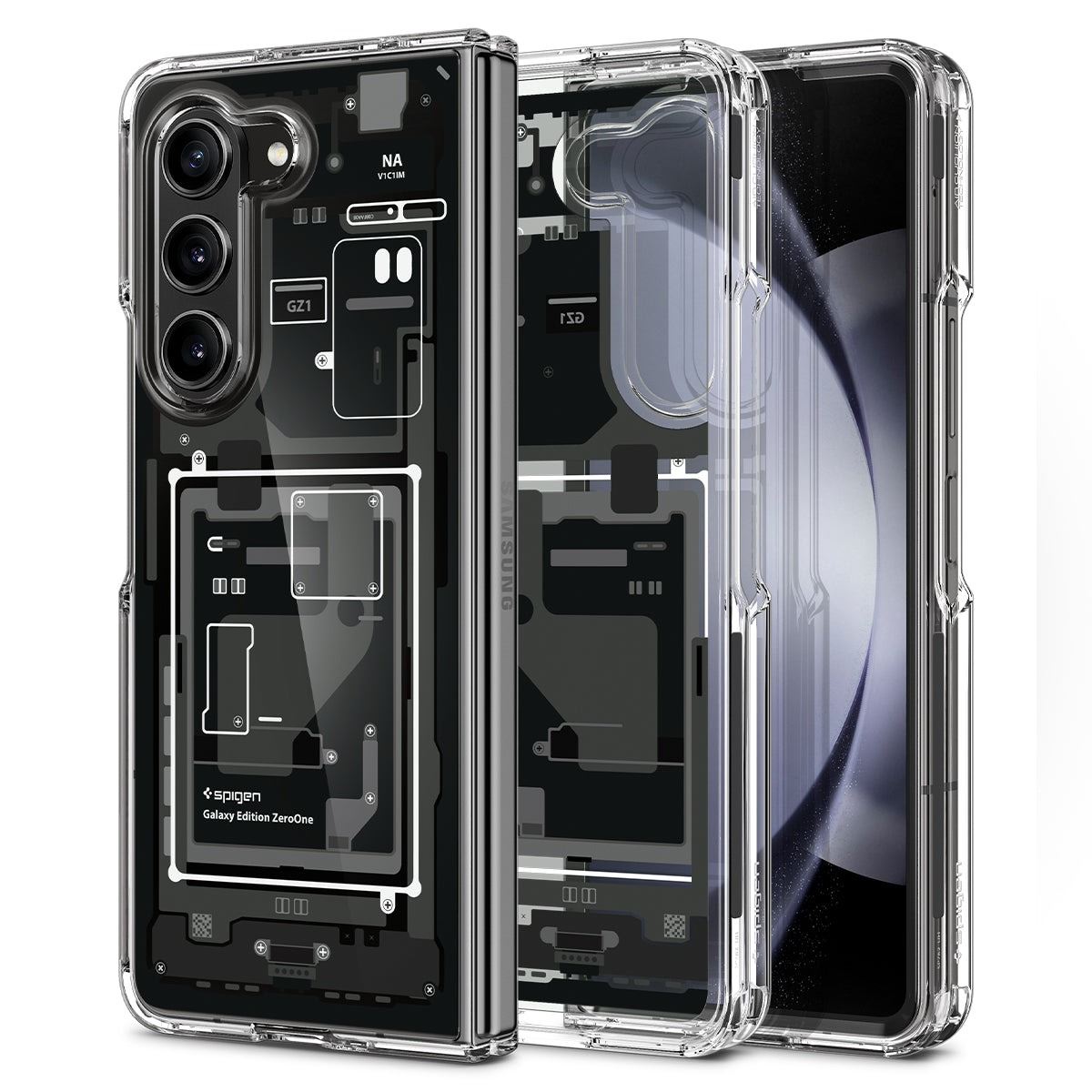 Spigen Ultra Hybrid, zero one - Samsung Galaxy Z Fold5 (2)