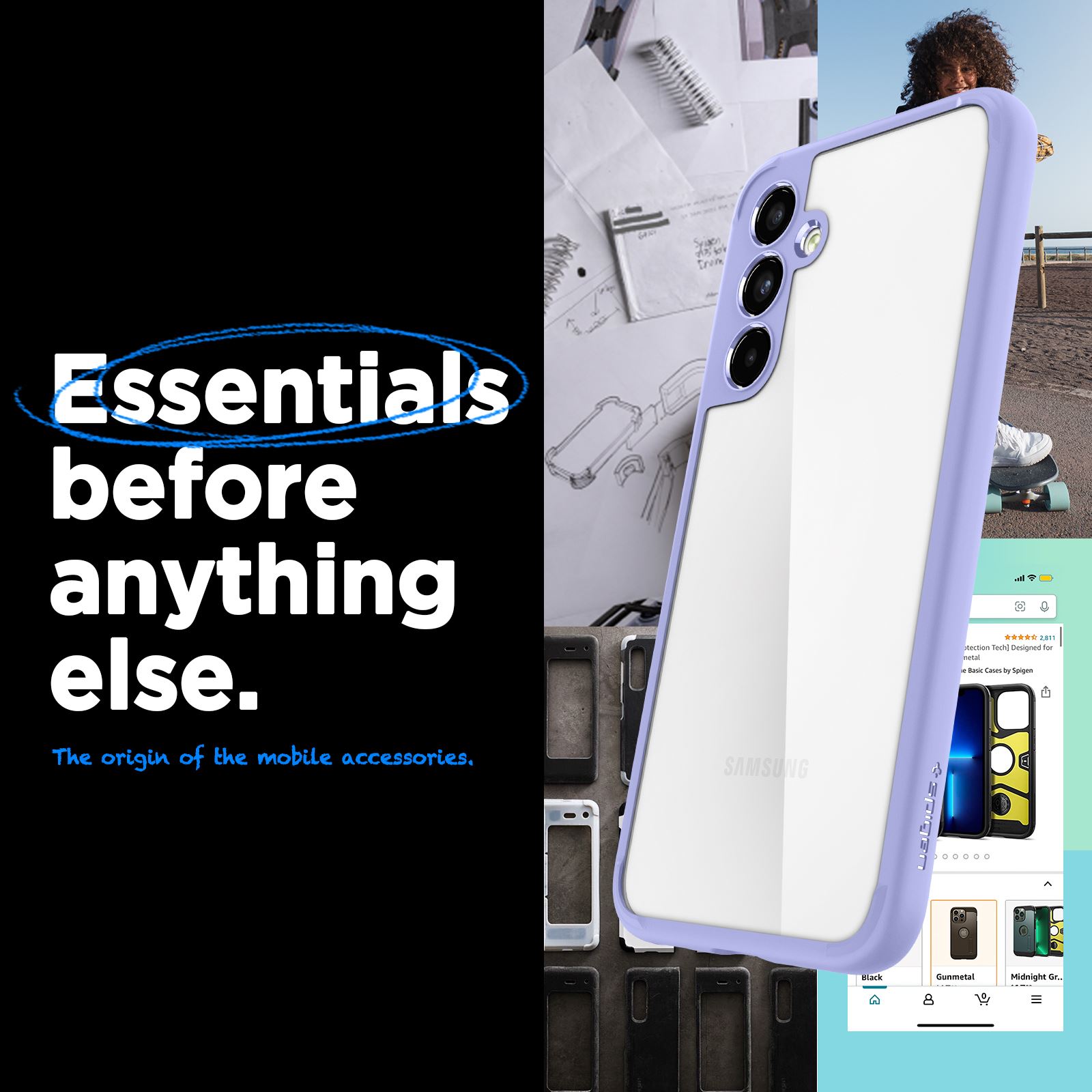 Spigen Ultra Hybrid, awesome violet - Samsung Galaxy A54 5G (10)