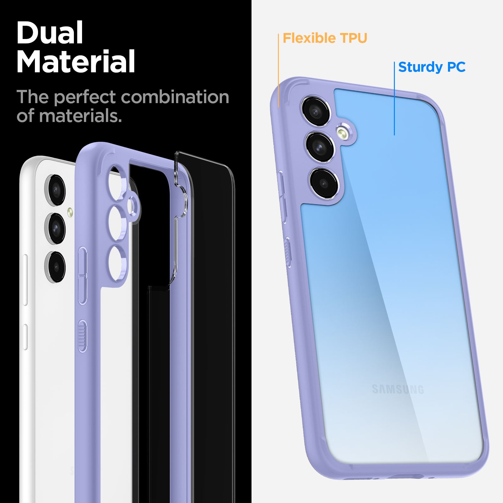 Spigen Ultra Hybrid, awesome violet - Samsung Galaxy A54 5G (13)
