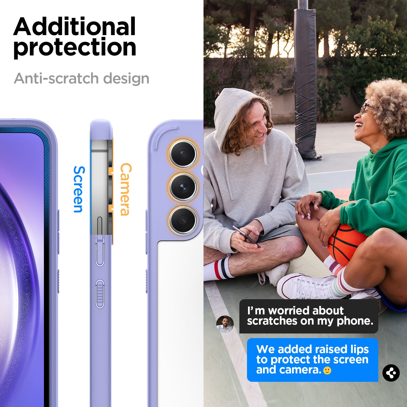 Spigen Ultra Hybrid, awesome violet - Samsung Galaxy A54 5G (14)