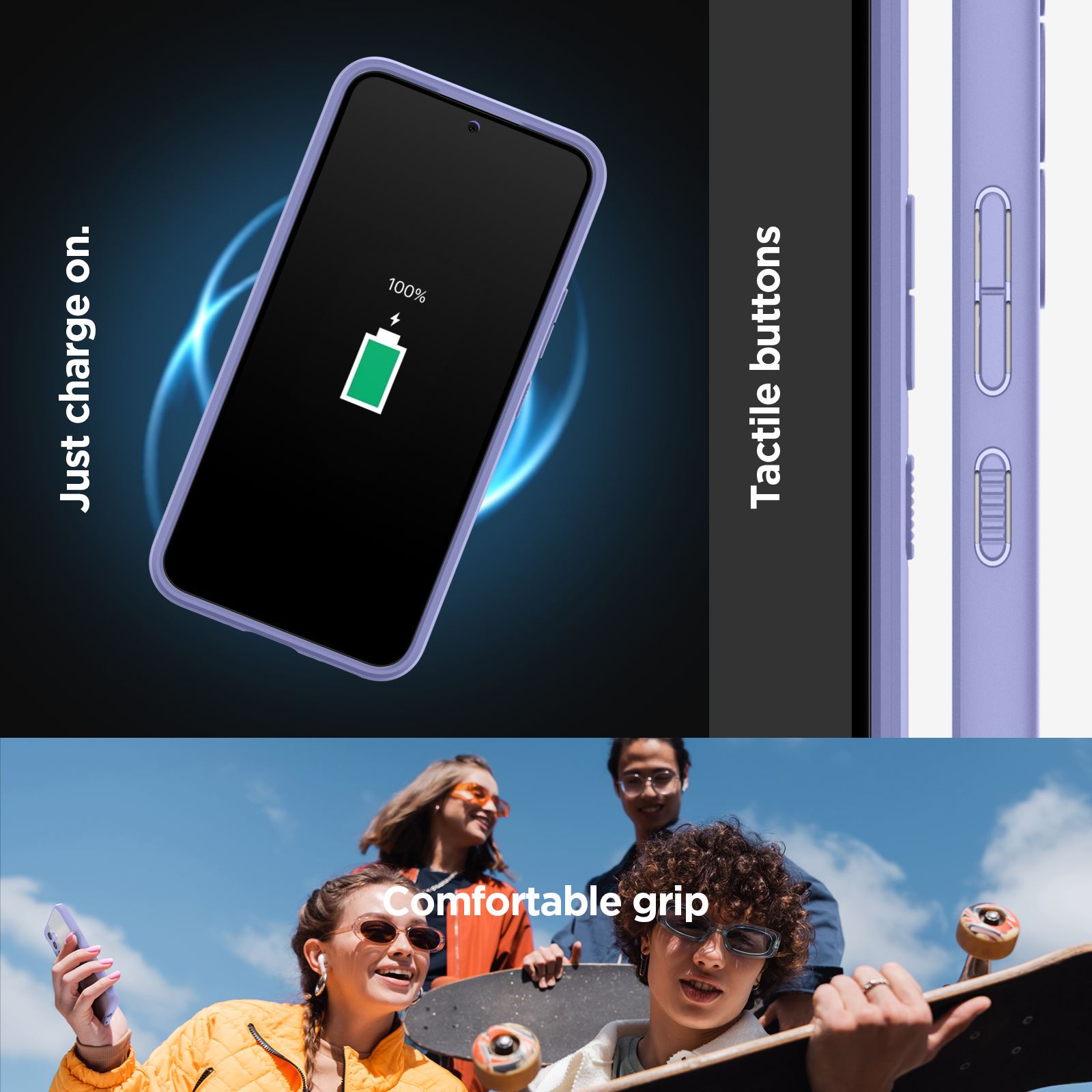 Spigen Ultra Hybrid, awesome violet - Samsung Galaxy A54 5G (15)