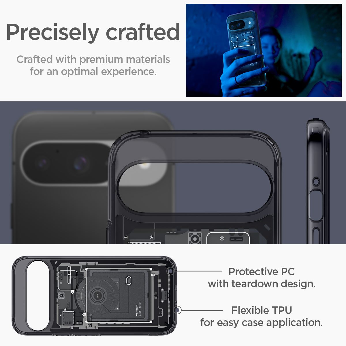Spigen Ultra Hybrid, zero one - Google Pixel 9 Pro/Pixel 9 (11)