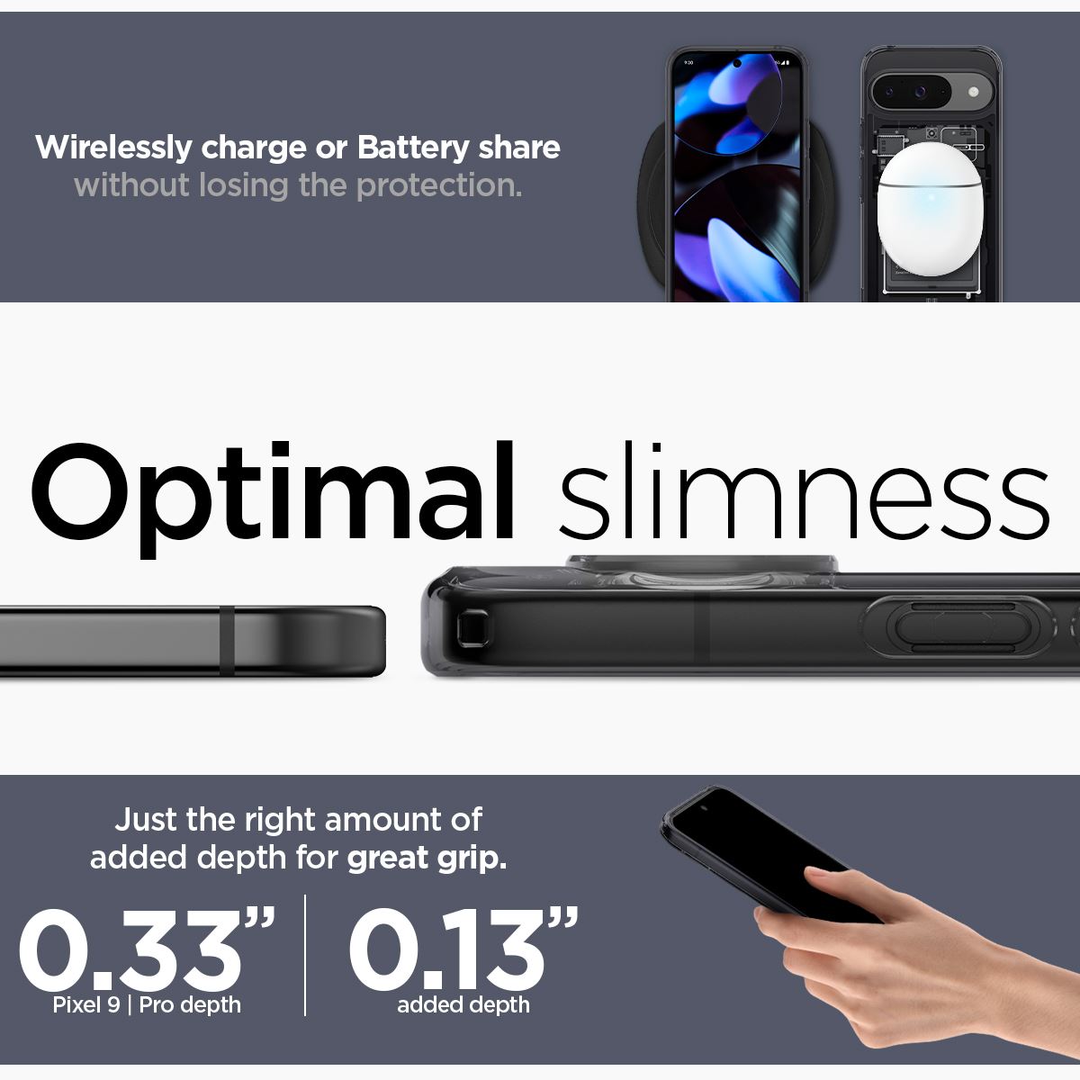 Spigen Ultra Hybrid, zero one - Google Pixel 9 Pro/Pixel 9 (13)