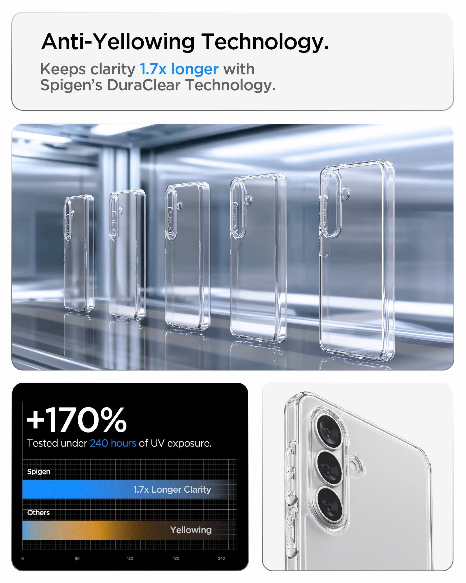 Spigen Ultra Hybrid, crystal clear - Samsung Galaxy S26+ (14)