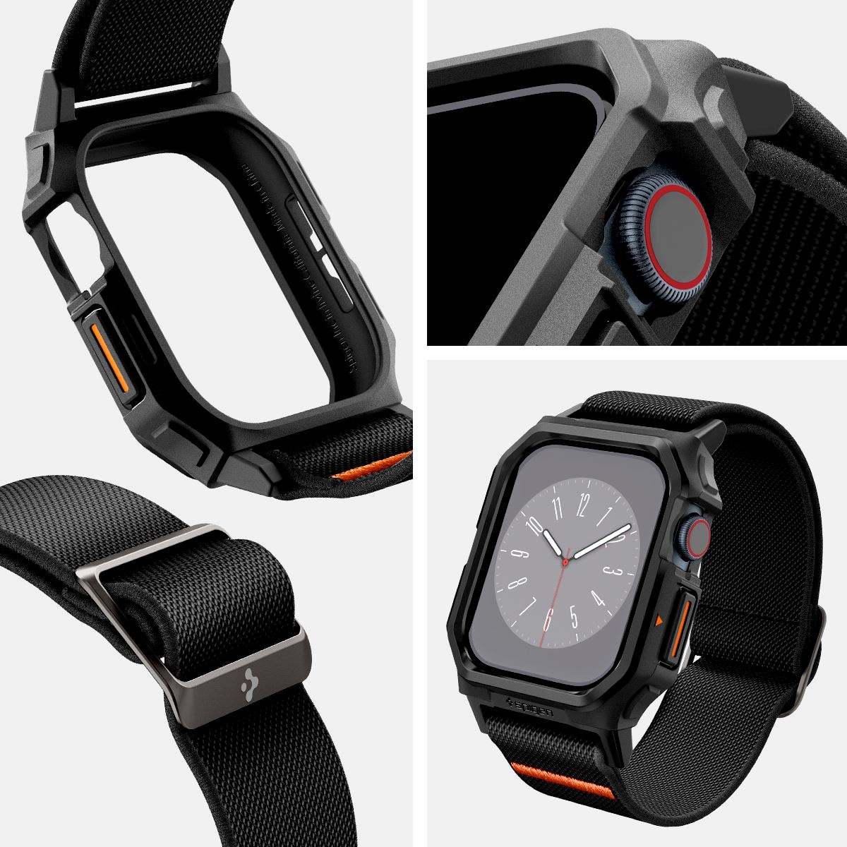 Spigen Lite Fit Pro, matte black - Apple Watch 10 46mm (10)