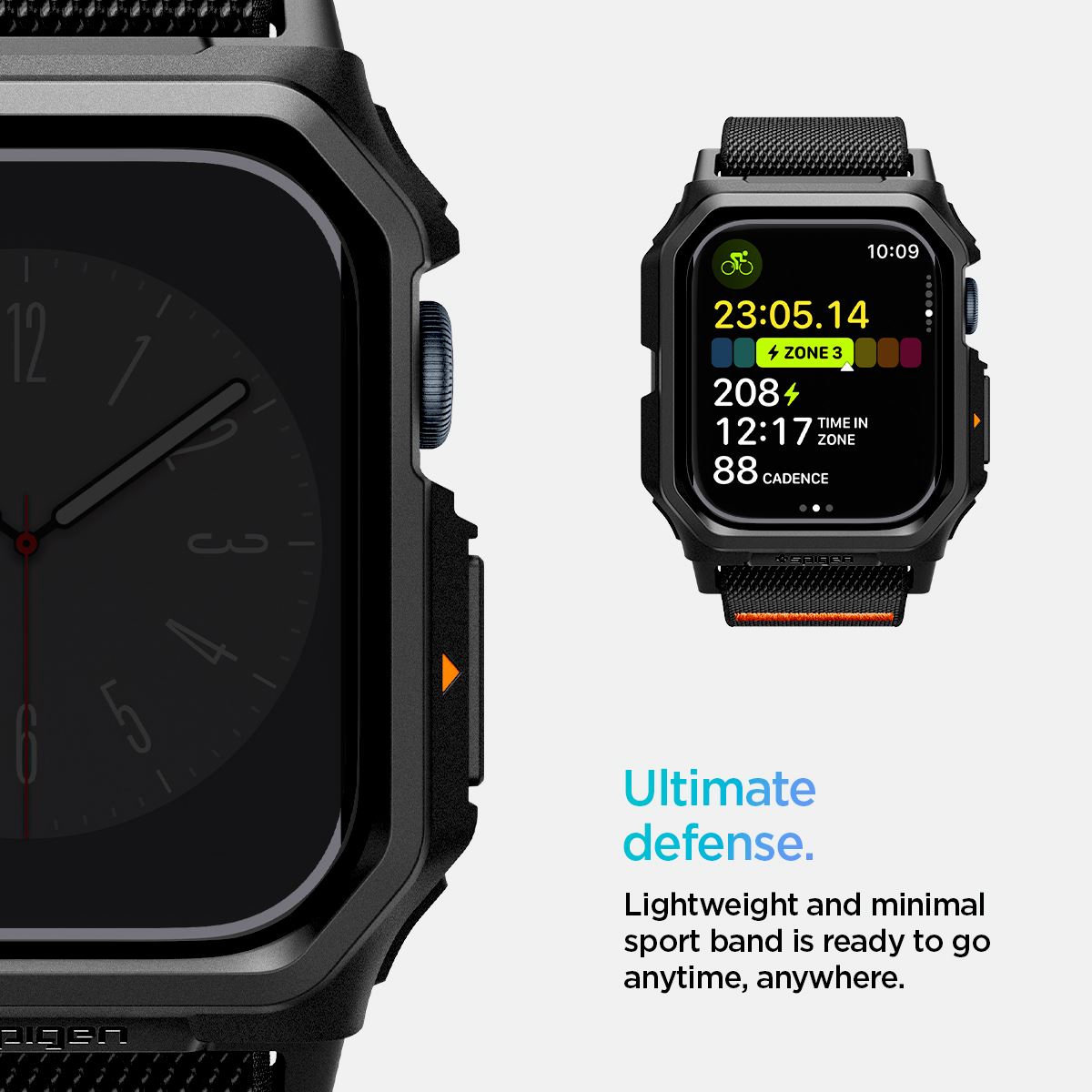 Spigen Lite Fit Pro, matte black - Apple Watch 10 46mm (11)