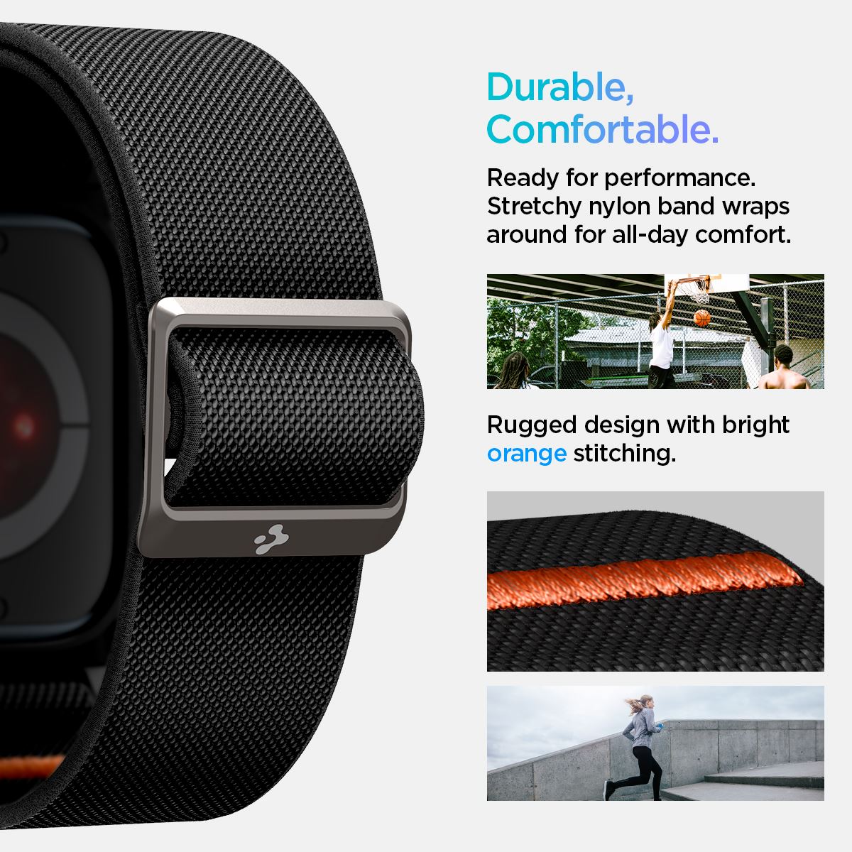 Spigen Lite Fit Pro, matte black - Apple Watch 10 46mm (12)