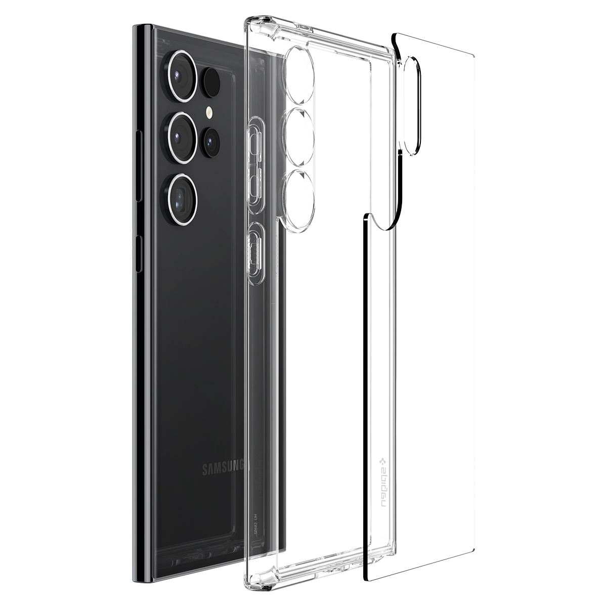 Spigen Ultra Hybrid, crystal clear - Samsung Galaxy S24 Ultra (10)