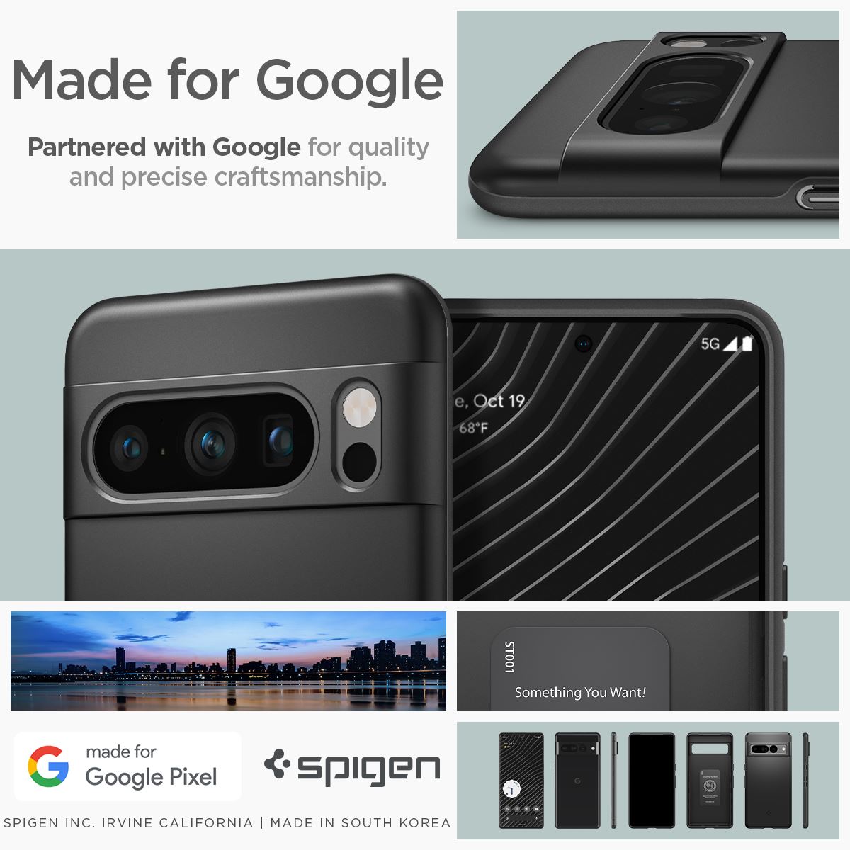 Spigen Thin Fit, black - Google Pixel 8 Pro (17)