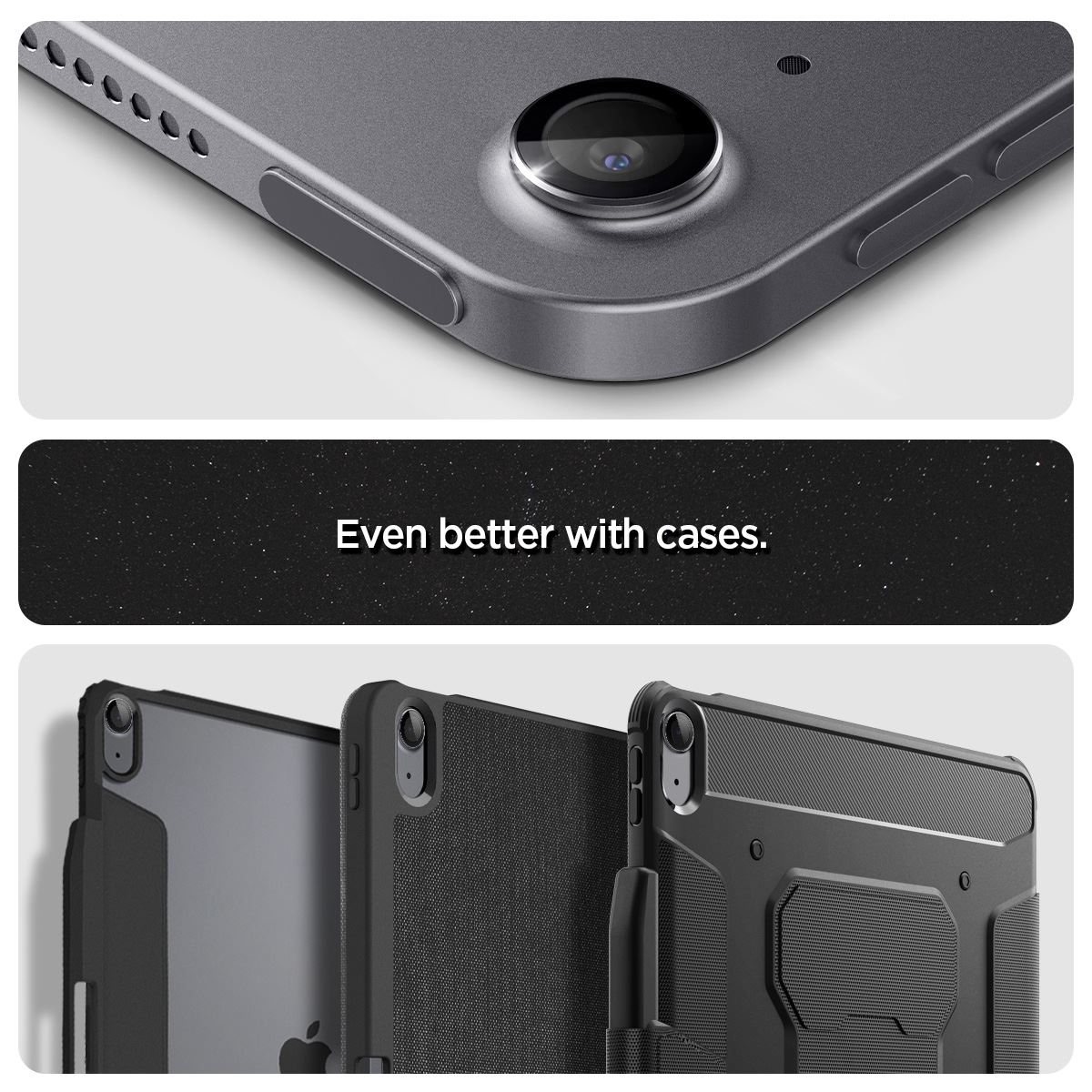 Spigen Glass tR EZ Fit Optik Pro 2 Pack, space gray - iPad Air 11"/13" 2024/2025 (11)