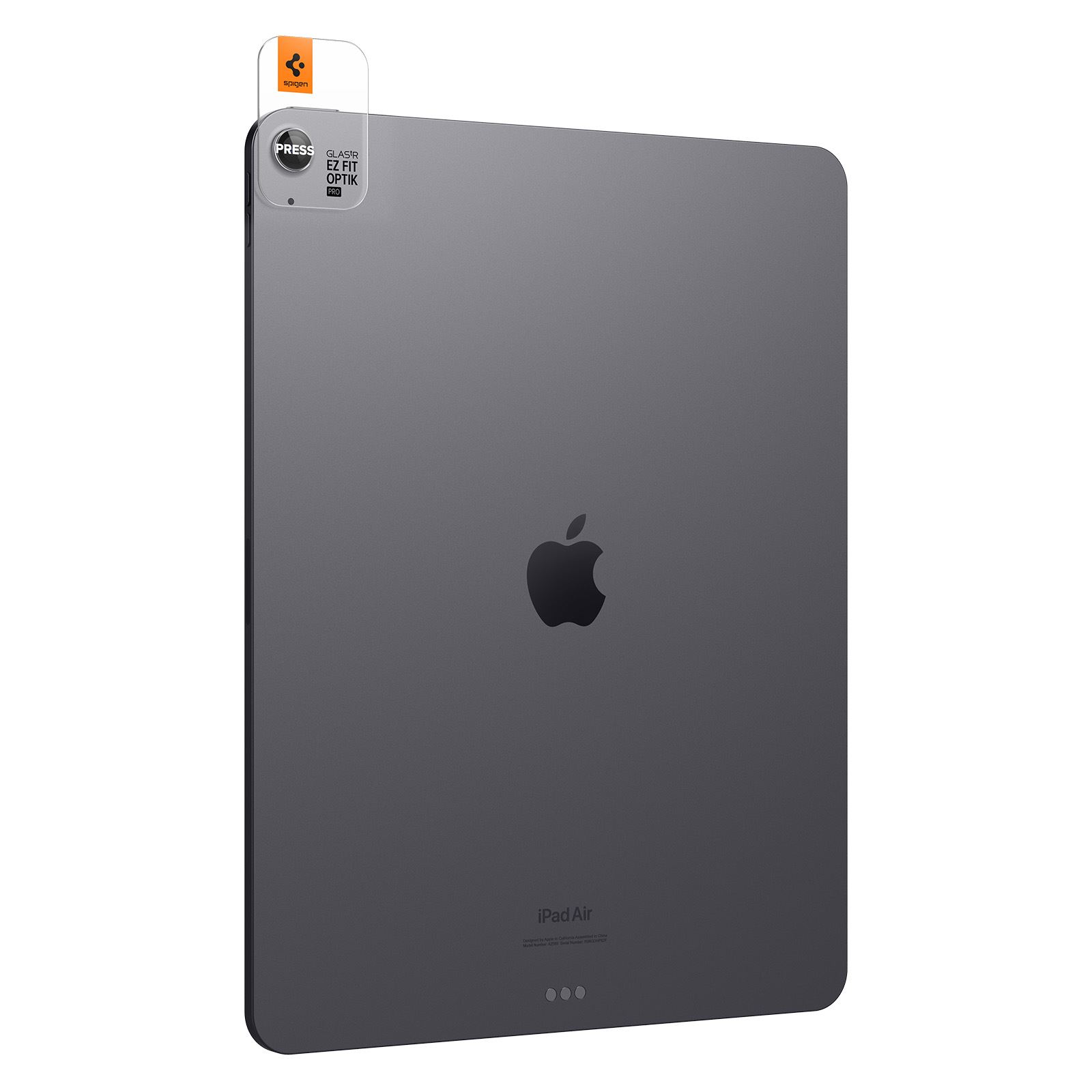 Spigen Glass tR EZ Fit Optik Pro 2 Pack, space gray - iPad Air 11"/13" 2024/2025 (2)