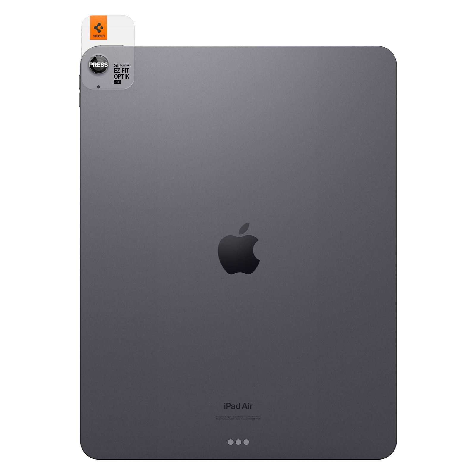 Spigen Glass tR EZ Fit Optik Pro 2 Pack, space gray - iPad Air 11"/13" 2024/2025 (3)