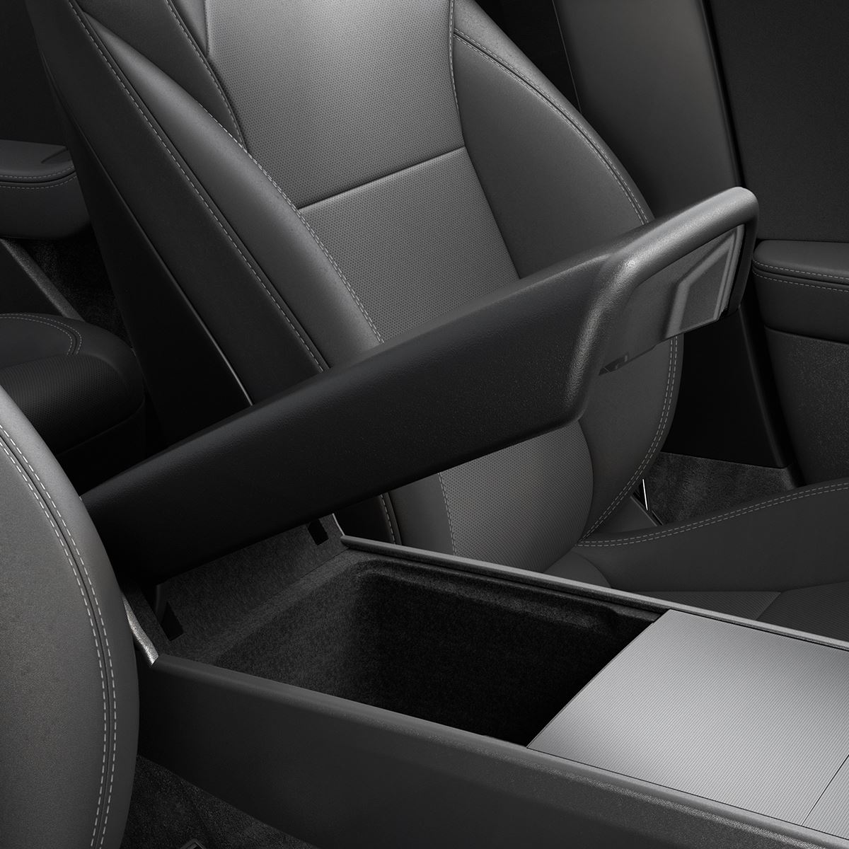 Spigen Tesla Armrest Cover, black - Tesla Model 3 2024 (12)