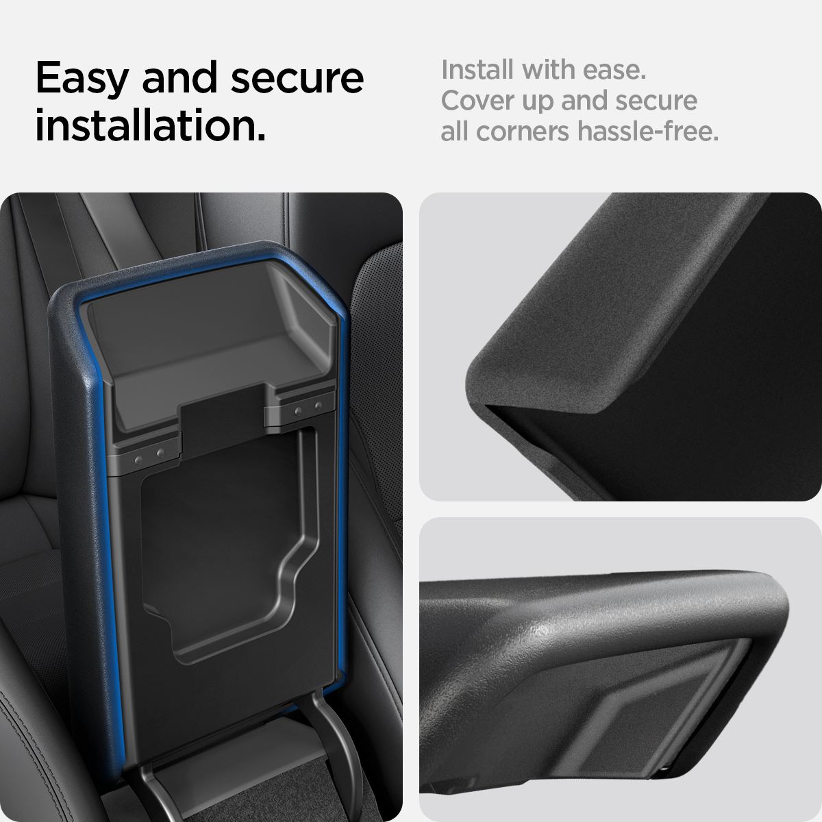 Spigen Tesla Armrest Cover, black - Tesla Model 3 2024 (9)
