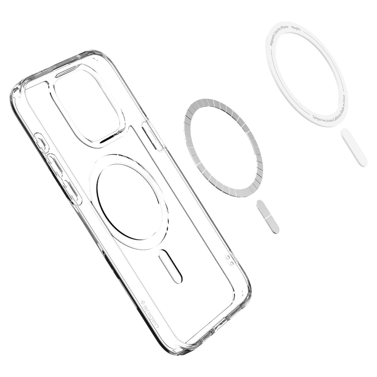 Spigen Ultra Hybrid MagSafe, white - iPhone 15 Pro Max (7)
