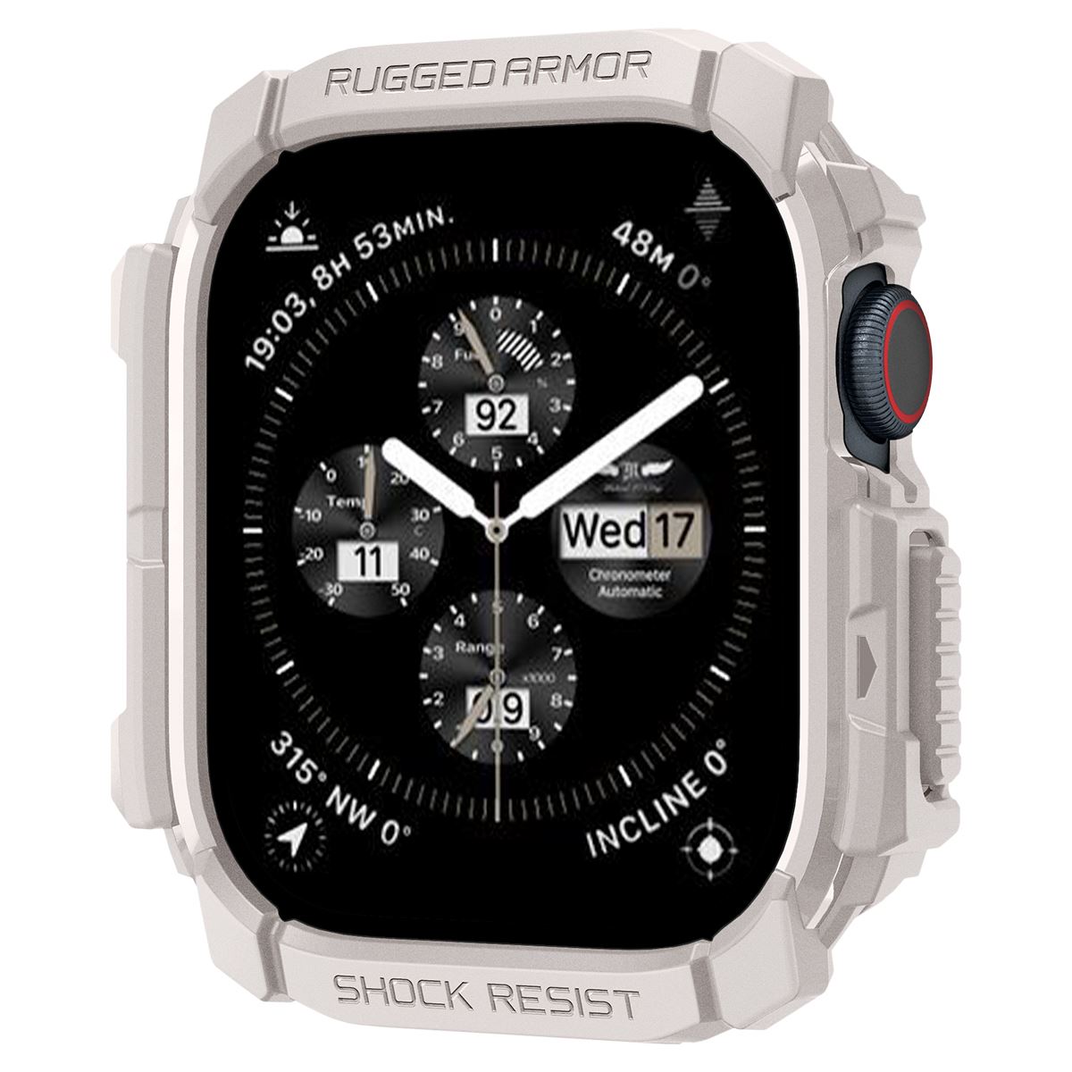 Spigen Rugged Armor, dune beige - Apple Watch 10 46mm (14)