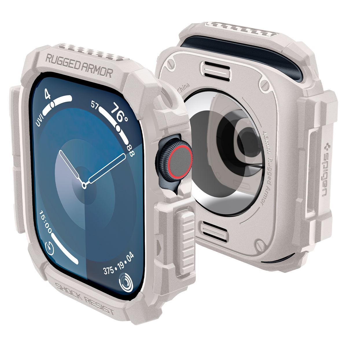 Spigen Rugged Armor, dune beige - Apple Watch 10 46mm (7)
