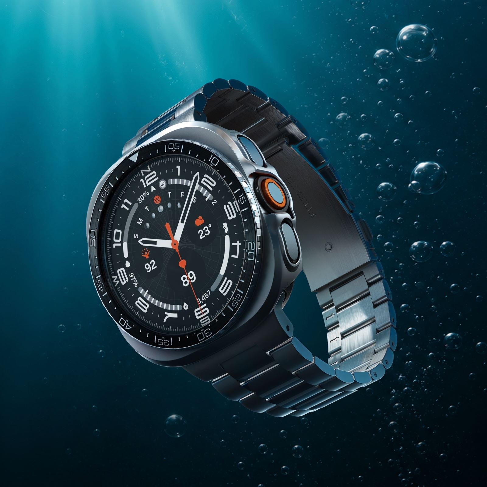 Spigen Bezel Tune (Diver), black - Samsung Galaxy Watch Ultra 2 47mm (11)