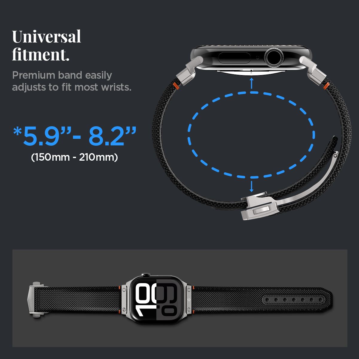 Spigen Classic Fit Band, black - Apple Watch 49mm/46mm/45mm/44mm (17)