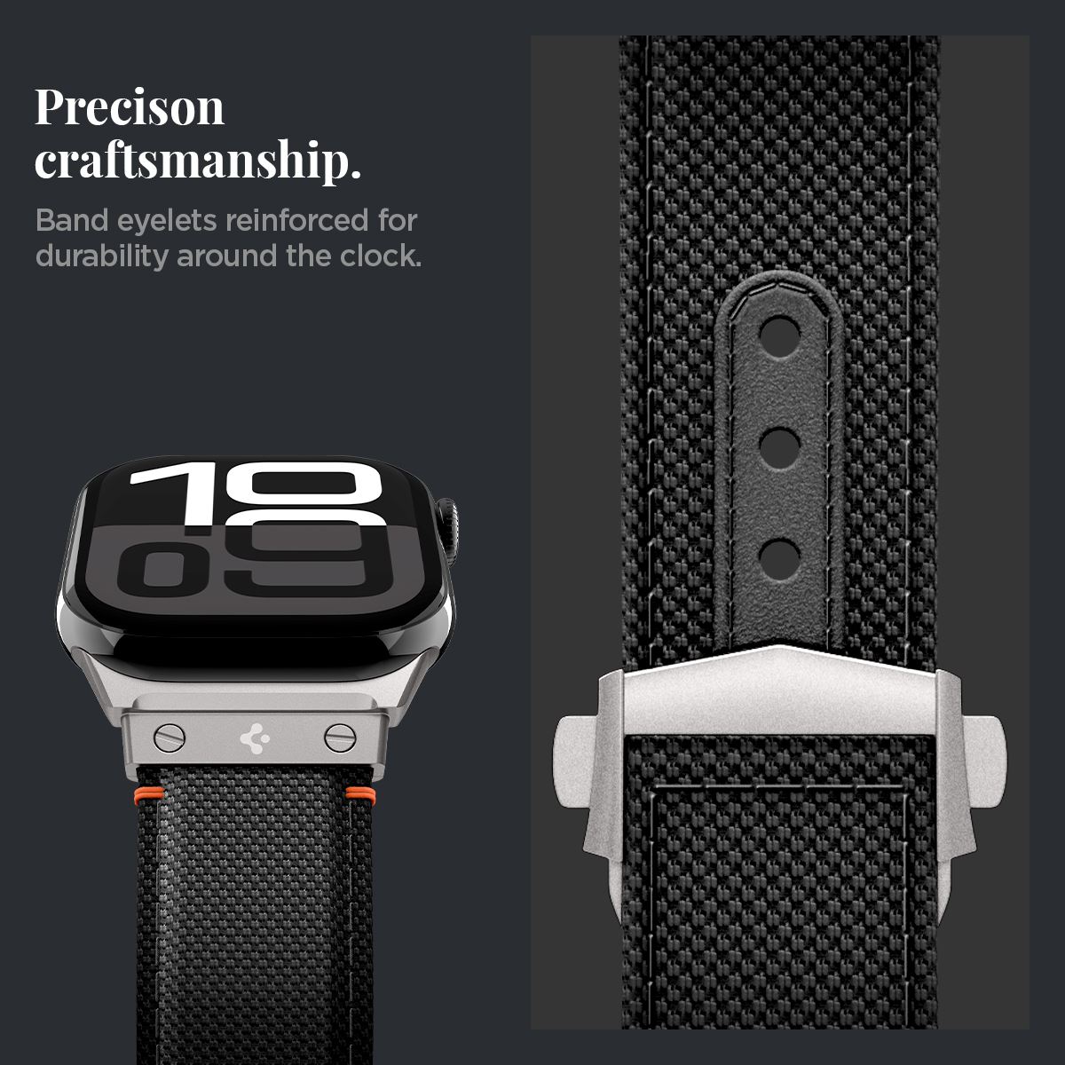 Spigen Classic Fit Band, black - Apple Watch 49mm/46mm/45mm/44mm (20)