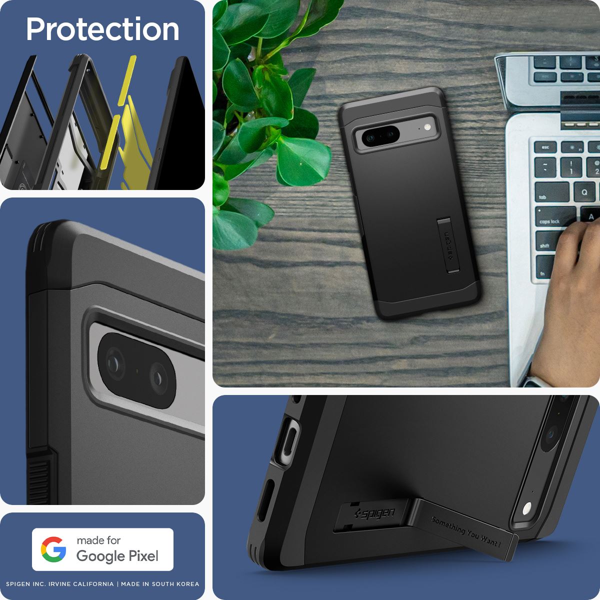 Spigen Tough Armor, black - Google Pixel 7 (11)