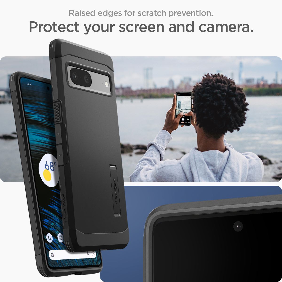 Spigen Tough Armor, black - Google Pixel 7 (13)